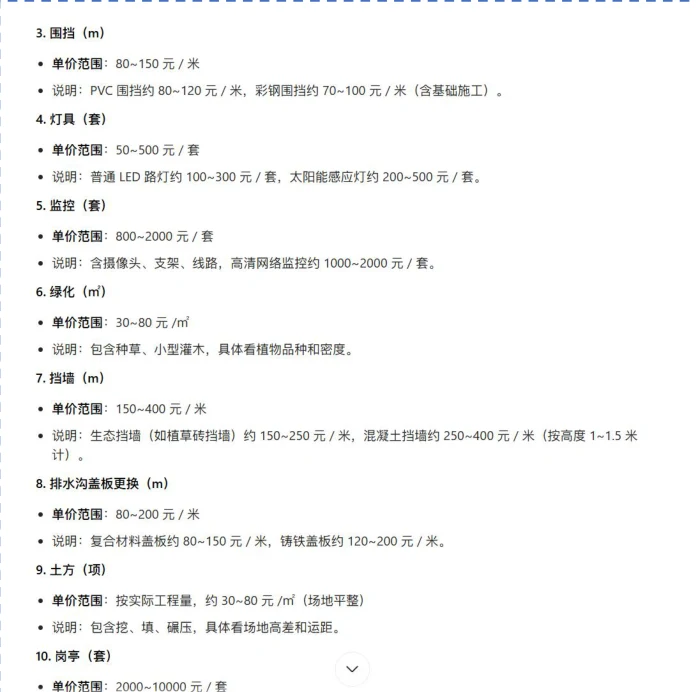AI搜寻市场价辅助初级造价比对与生成